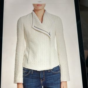 Truth & Pride Ivory Tweed Blazer, XS